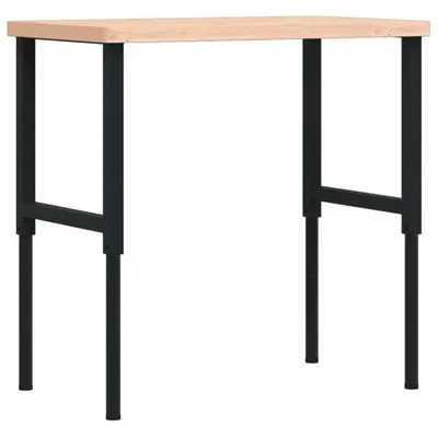 Immagine prodotto di Banco Lavoro 100x60x(73-99,5) cm Legno di Faggio Rettangolare