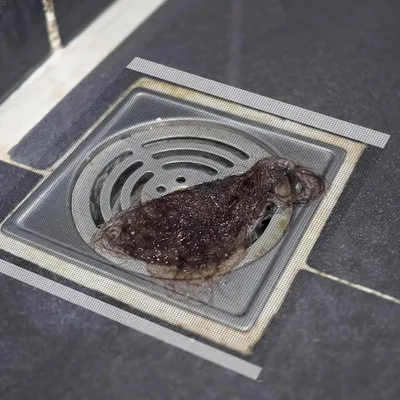 Produktbild von Haarfänger für die Dusche - selbstklebend - 1 Stück - 10 cm x 10 m