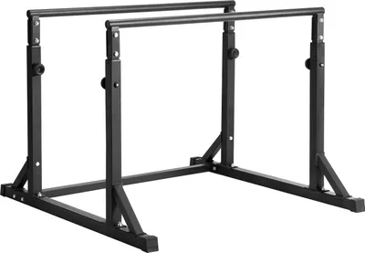Immagine prodotto di SucceBuy Barra per immersioni, capacità di 800 libbre, stazione di supporto per immersioni ad altezza regolabile, supporto per flessioni parallele per il fitness, barre parallele per l'allenamento della forza, palestra domestica
