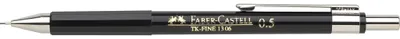 Image de Crayon à poussoir Faber Castell TK-Fine 1306 0,5 HB noir roue.
