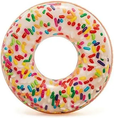 Produktbild von Intex 56263NP Luftmatratze Schwimmreifen aufblasbar "Sprinkle Donut" , 99 x 25 cm, 114 cm