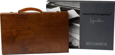 Produktbild von Aquamarine Backgammon Signature Brettspiel Braun Braun One Size