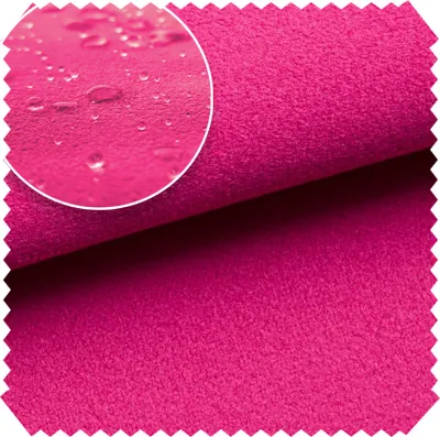 Produktbild von novely® TRITON - Microfaser Velours in Wildleder-Optik - Wasserabweisender Möbelstoff - Pflegeleichte Meterware 1lfm - Farbe: 10 Pink