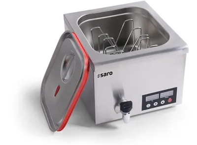 Produktbild von Saro SALERNO, Sous-Vide-Wasserofen, Edelstahl, 45 °C, 95 °C, Edelstahl, Knopf