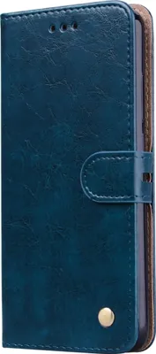 Produktbild von Mobigear Wallet  Xiaomi Redmi Note 7 Hülle Klapphülle Geldbörse - Blau