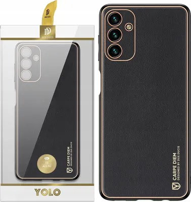 Immagine prodotto di Dux Ducis Yolo Custodia in pelle elegante per Samsung Galaxy A13 5G Nero