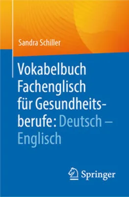 Produktbild von Vokabelbuch Fachenglisch für Gesundheitsberufe: Deutsch - Englisch