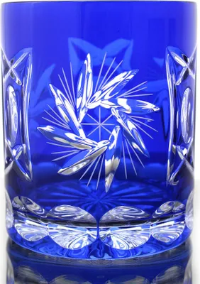 Produktbild von Whiskyglas Schleuderstern 280ml blau