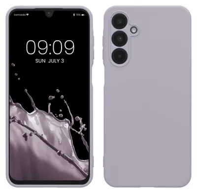 Produktbild von kwmobile Handyhülle für Samsung Galaxy A16 5G Hülle - weiches Handy Silikon Case - Schutzhülle Cover - Lavendel