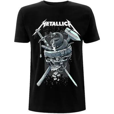 Produktbild von Metallica History White Logo Black S T-Shirt