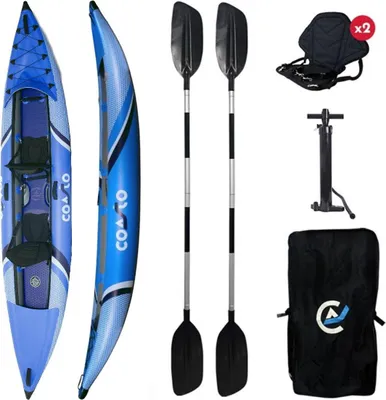 Immagine prodotto di WattSUP Coasto Lotus: kayak gonfiabile, tipo "drop-stitch", per una persona