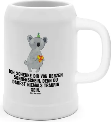 Produktbild von Mr. & Mrs. Panda Krug Koala Geschenk - Weiß - Bier Humpen, Party, Steinkrug, Geburtstag, Steinbierkrug, Seidel