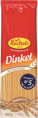 Produktbild von Recheis Dinkel 2-Ei Spaghetti Nr 5 400g