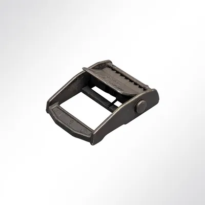 Produktbild von Lysel Verzinkte Klemmschnalle/ Gurtschnalle, (BxL) 25x44mm in schwarz (100 Stück) 250kg