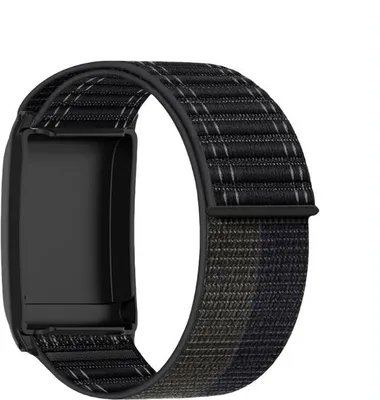 Produktbild von INF Nylon Armband für Whoop Fitness Tracker, Sport Loop, 2er Pack Schwarz