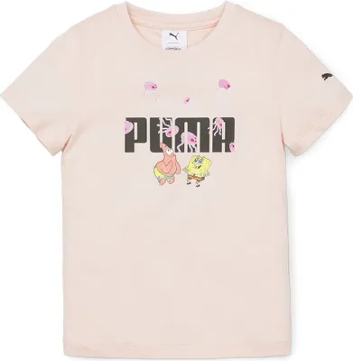 Produktbild von Puma Kids X Spongebob Log Short Sleeve Rose Dust