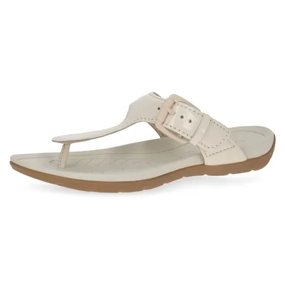 Produktbild von Caprice Damen Zehentrenner Leder Pantolette 9-27108-20, Größe:42 EU, Farbe:Beige