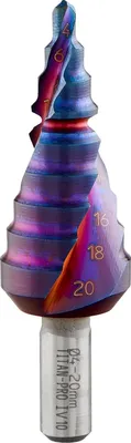 Zdjęcie produktu dla WS24 Wiertło stopniowe 4-20 mm z powłoką TITANPRO - WS24-100466