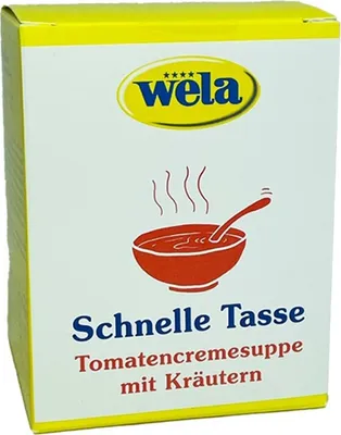 Produktbild von WELA Tomatencremesuppe Instant 10 Portionen Schnelle Tasse