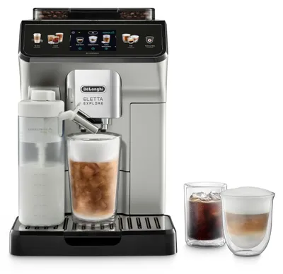 Image de Robot café 19bars silver - Delonghi - ECAM450.65.S - eletta explore