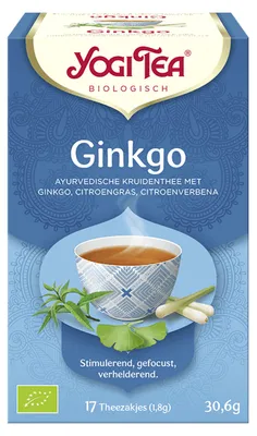 Obrázek produktu pro Čaj Yogi Tea Ginkgo – ginkgo japonské (17 x 1,8 g)