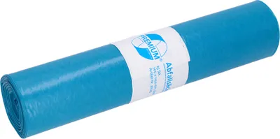 Produktbild von DEISS 20045 - PREMIUM - 120 Liter Abfallsäcke Typ 60 BLAU - 25 Stk. auf Rolle / Recycling-LDPE / Emil Deiss / Abfallsäcke / Typ 60