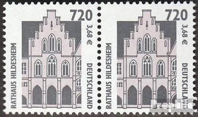 Produktbild von Briefmarken BRD (BR.Deutschland) 2001 Mi 2197wP waagerechtes Paar (kompl.Ausg.) postfrisch Sehenswürdigkeiten
