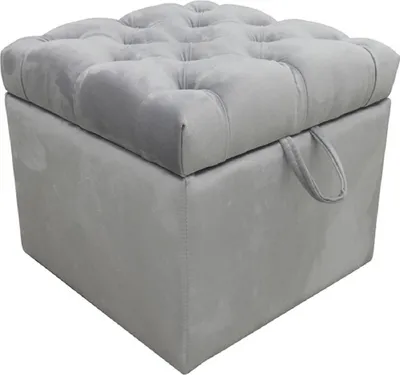 Zdjęcie produktu dla Casa Padrino luksusowa skrzynia Chesterfield z siedziskiem 50 x 50 x wys. 48 cm - Różne kolory - Składany stołek tapicerowany - Skrzynia stołek - Luksusowa jakość