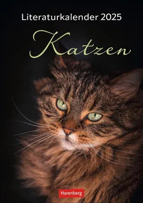 Produktbild von Literaturkalender Katzen Wochen-Kulturkalender 2025