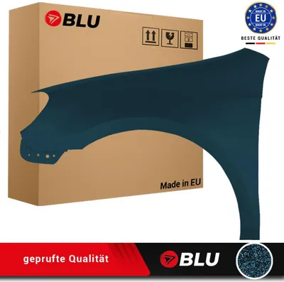 Image de BLU Aile Compatible avec VW Volkswagen Golf VI 6 berline LC5F Gauche Blau GraphitBlau | 2008-2016 | Avant | Peint| Prêt à Monter | Galvanisé