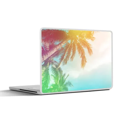 Produktbild von MuchoWow® Laptop Aufkleber Sticker Cover Sommer - Palmen - Himmel 30x21 cm - Sticker für Laptop - Selbstklebend