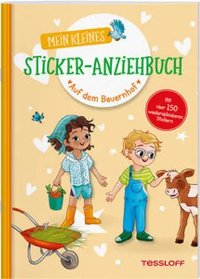 Immagine prodotto di Mein kleines Sticker-Anziehbuch. Auf dem Bauernhof