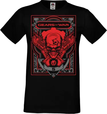 Zdjęcie produktu dla Męska Koszulka Gears Of War Gears Of War, Man 3XL / Czarny