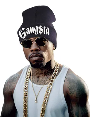Immagine prodotto di cappello da cultura anni '90 in stile gangster, accessorio per costumi di carnevale dal look vintage, colore: nero / bianco
