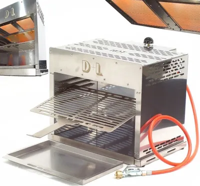 Image de Gril à gaz haute température en acier inoxydable Gril à chaleur supérieure 800° BBQ Steak 56526