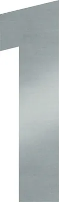 Produktbild von Hausnummer Edelstahl satiniert 1" 160 mm"