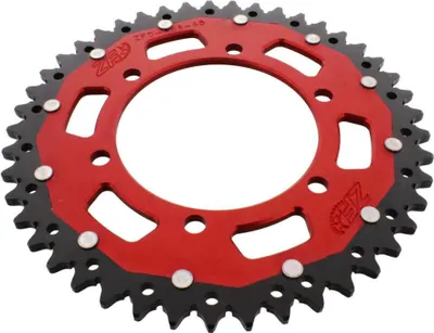 Produktbild von ZF Krone 45 Zähne Teilung 520 Rot Schwarz Dual ZFD-486-45-ROT