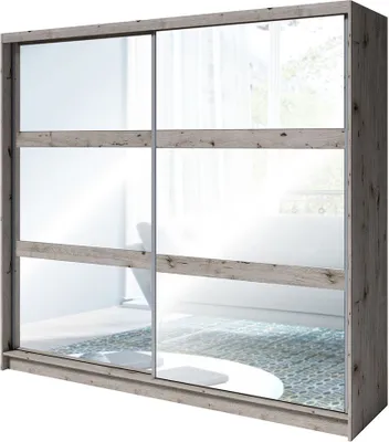 Produktbild von Schwebetürenschrank 230cm in Eiche, TORTONA-166
