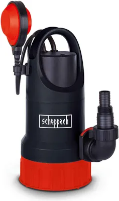 Produktbild von Scheppach DWP750 ponorné čerpadlo na odpadovú vodu 750W | 20 000 L/h | výtlačná hlava 8m hĺbka ponoru 7m | veľkosť častíc 30mm ponorné čerpadlo záhradné čerpadlo na odpadovú vodu