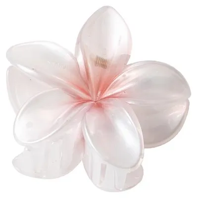 Image de Lot de 3 barrettes à cheveux Plumeria pour femmes