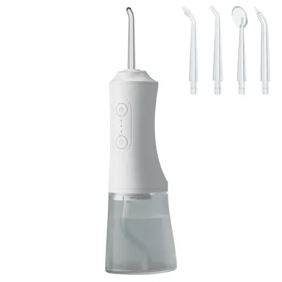 Produktbild von Munddusche Kabellos 3 Reinigungsmodi 4 Jet-Tipps, IPX7 Wasserdicht und USB Wiederaufladbarer Elektrische Zahnreiniger für Reise und Homful