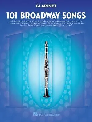 Produktbild von 101 Broadway Songs for Clarinet