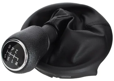 Image de VW T5 / T6 03-11 Pommeau de levier de vitesses + soufflet de levier de vitesses 6 rapports
