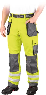 Produktbild von Warnschutzhose mit Reflektionsstreifen neongelb 54