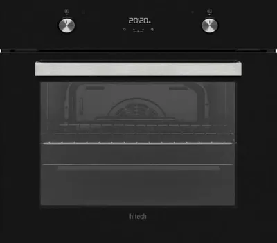 Produktbild von htech HTB74320 EG8260, Einbau-Backofen mit Pyrolyse, 65 l, 6 Heizarten, Digitaldisplay, A