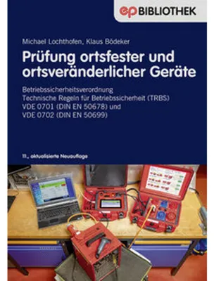 Image de Prüfung ortsfester und ortsveränderlicher Gerät