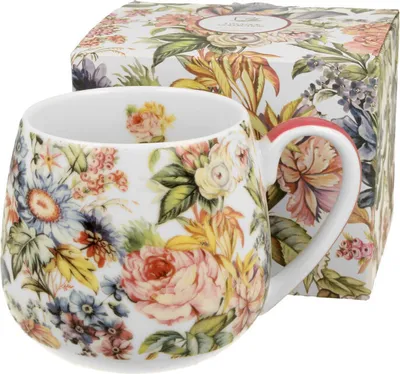 Produktbild von DUO FLORAL Fassbecher 430 ml BLANCA New Bone China Porzellan
