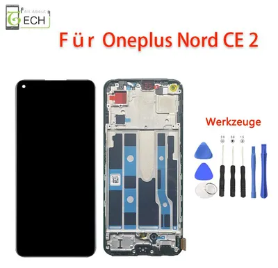 Produktbild von Für OnePlus Nord CE 2 5G (IV2201) LCD Display mit Rahmen Touch Screen Bildschirm