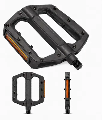 Produktbild von Mepham Fahrradpedale 9/16 Zoll, Mountainbike Rennrad, Reflektor, rutschfest