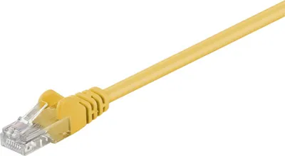 Produktbild von Goobay CAT 5e Patchkabel, U/UTP, Gelb 5 m